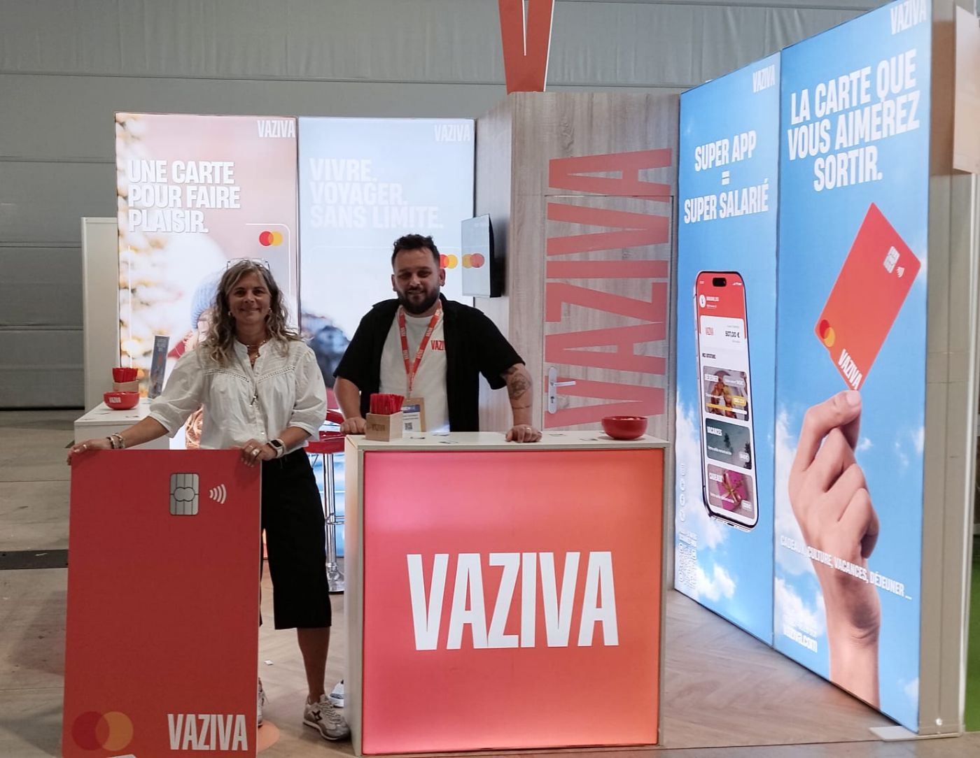 Accueil des visiteurs au comptoir Vaziva